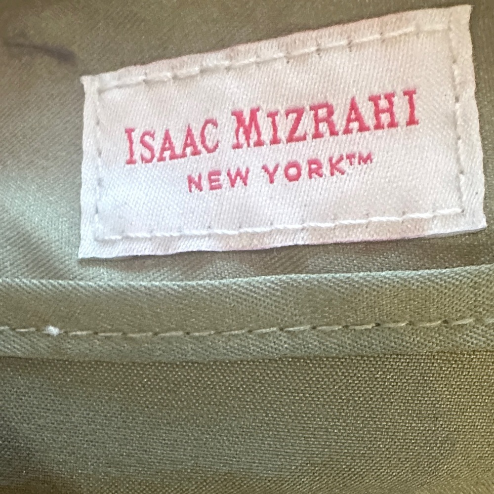 Isaac Mizrahi Gray Crossbody Bag with Striped Strap - Picture 4 of 4